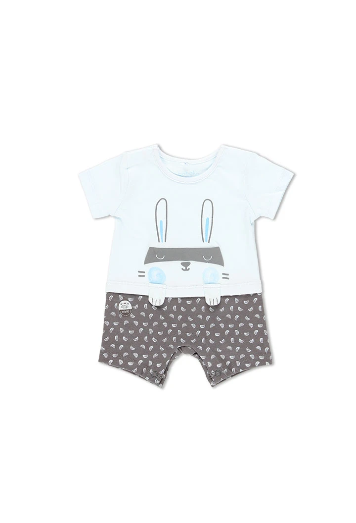 Grenouillère en tricot pour bébé garçon
