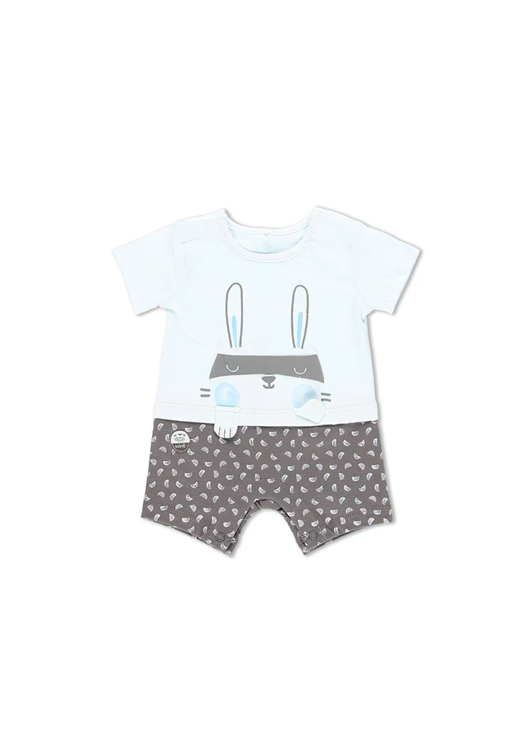 Grenouillère en tricot pour bébé garçon