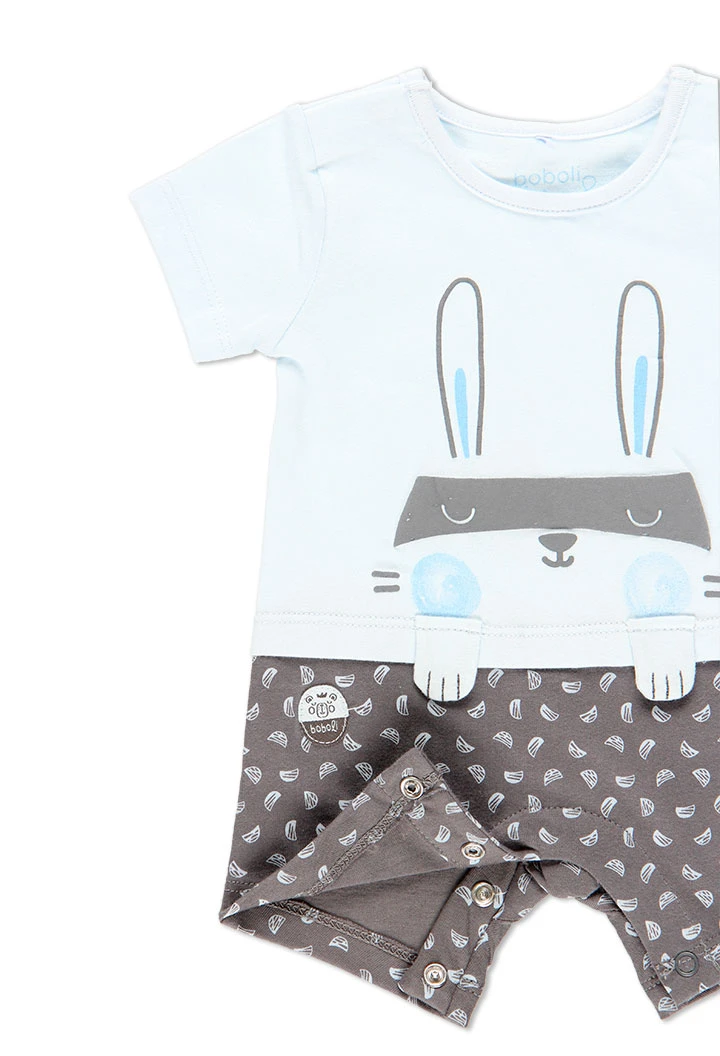 Grenouillère en tricot pour bébé garçon