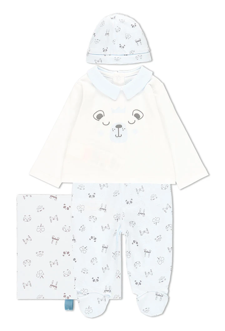 Pack de 4 articles avec coffret cadeau pour bébé