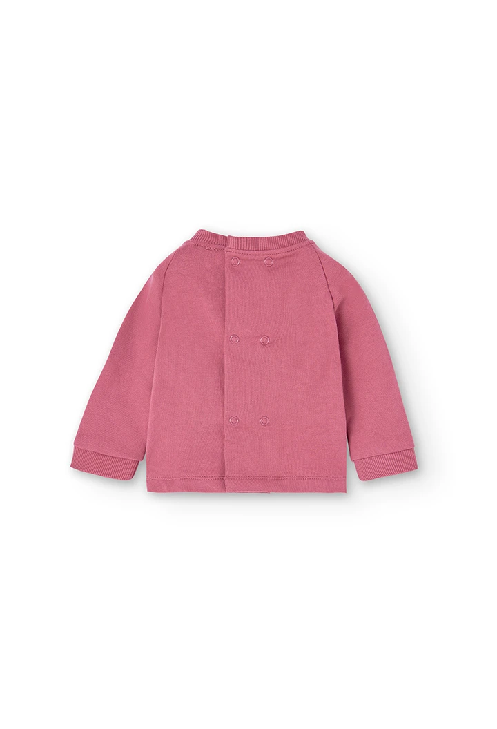 Sweat en molleton pour bébé fille