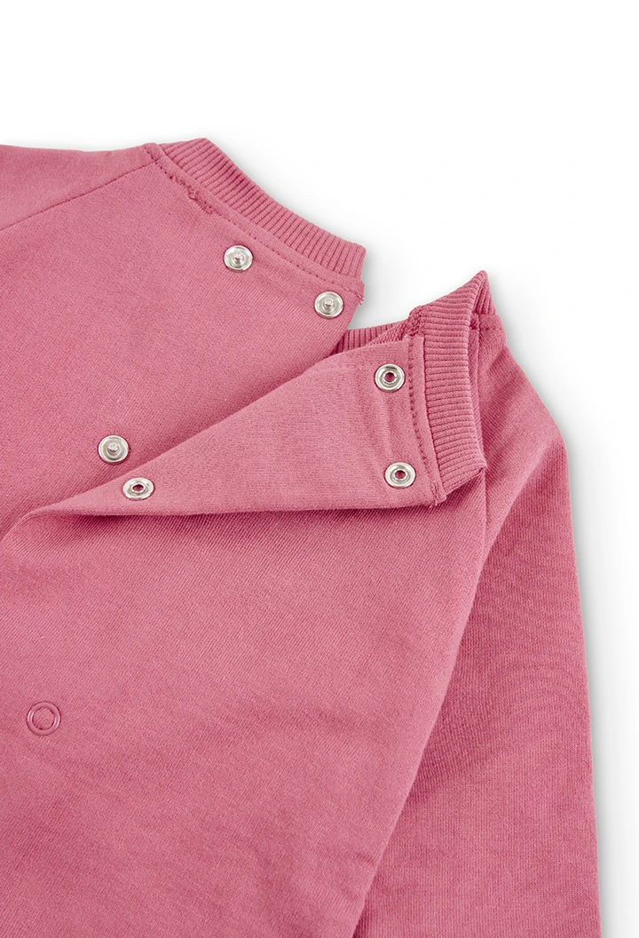 Sweat en molleton pour bébé fille