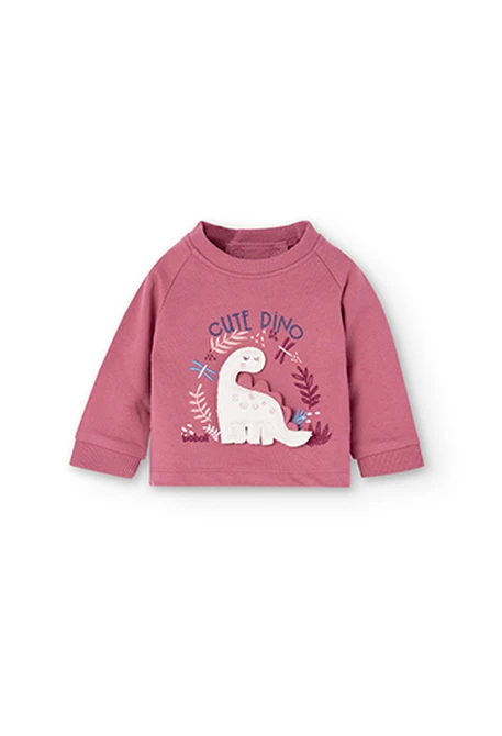 Sweat en molleton pour bébé fille