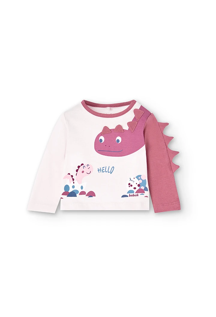 T-Shirt tricot pour bébé fille