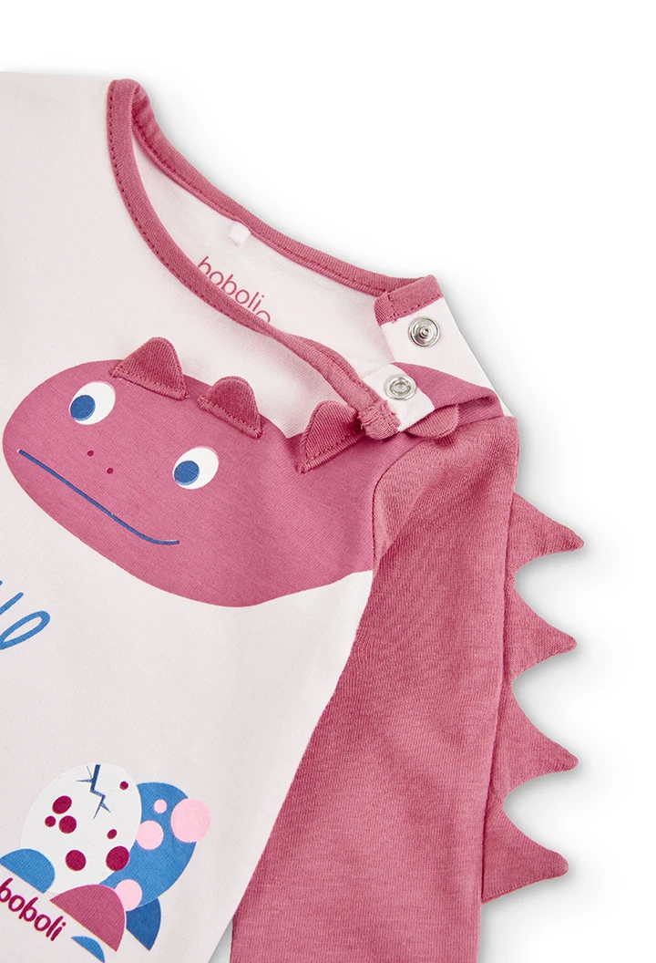 T-Shirt tricot pour bébé fille
