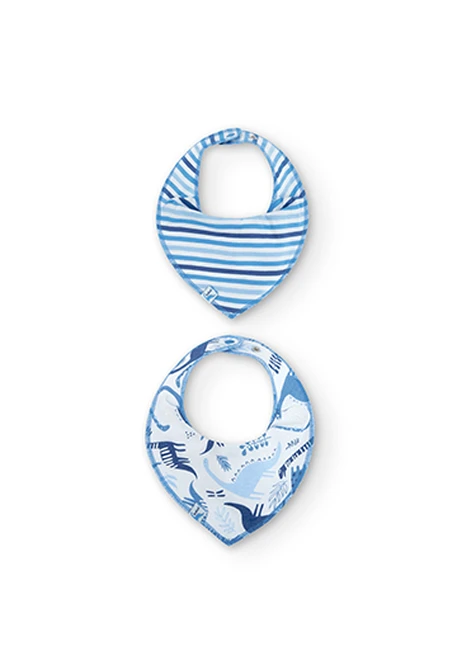 Pack de 2 foulards côtelés pour bébé