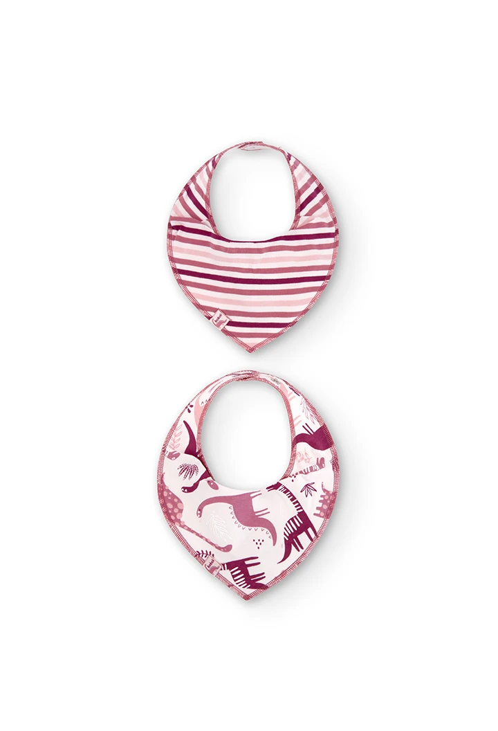 Pack de 2 foulards côtelés pour bébé