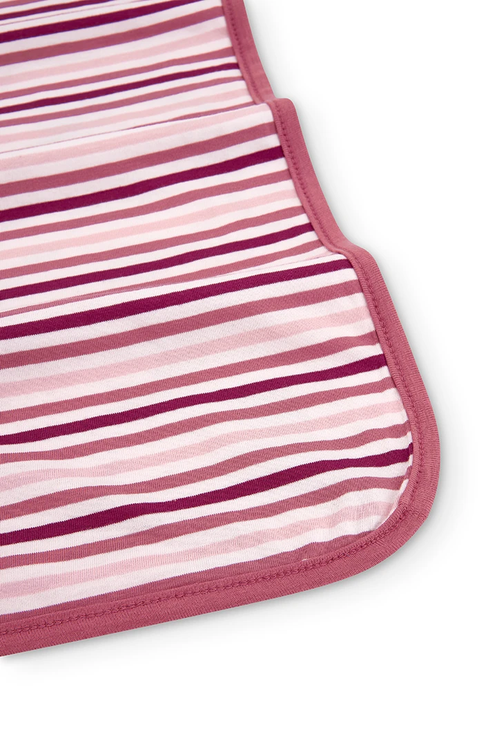 Couverture maille bi matiere pour bébé