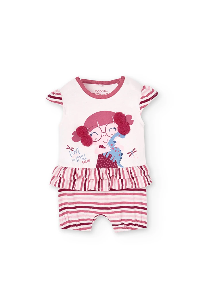 Grenouillère en tricot pour bébé -BCI