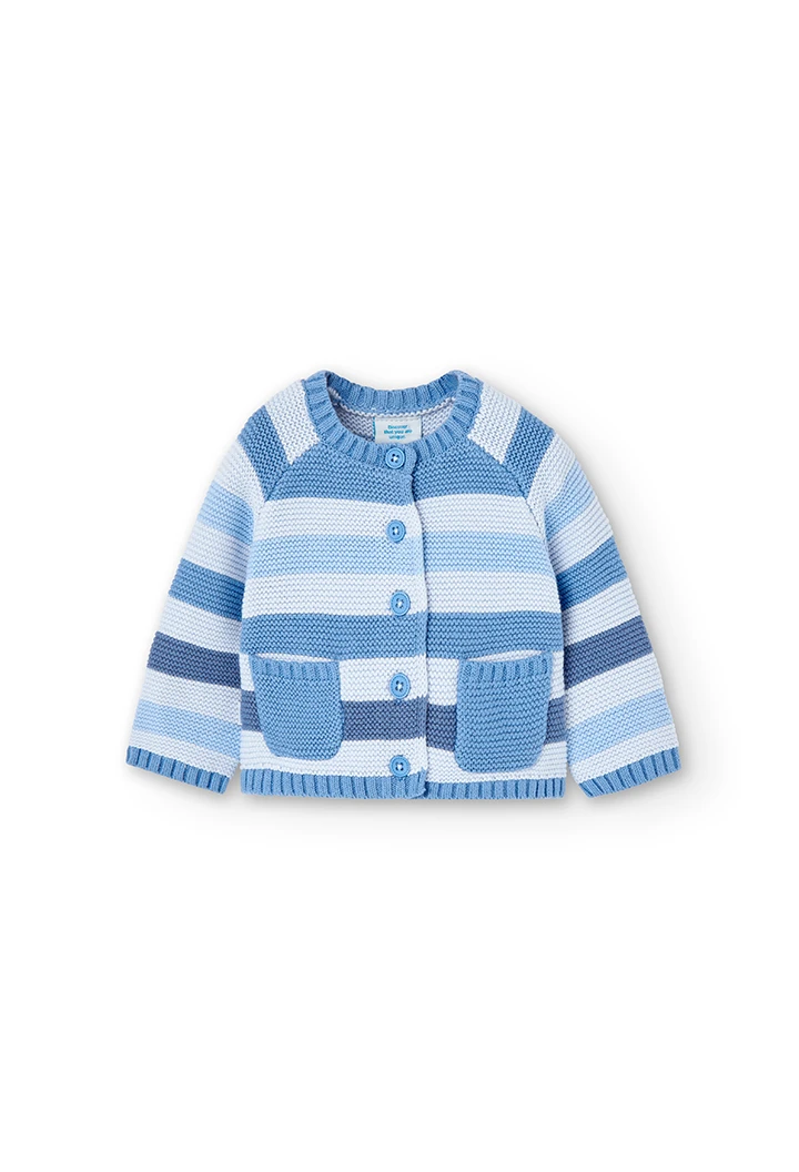 Gilet à rayures pour bébé