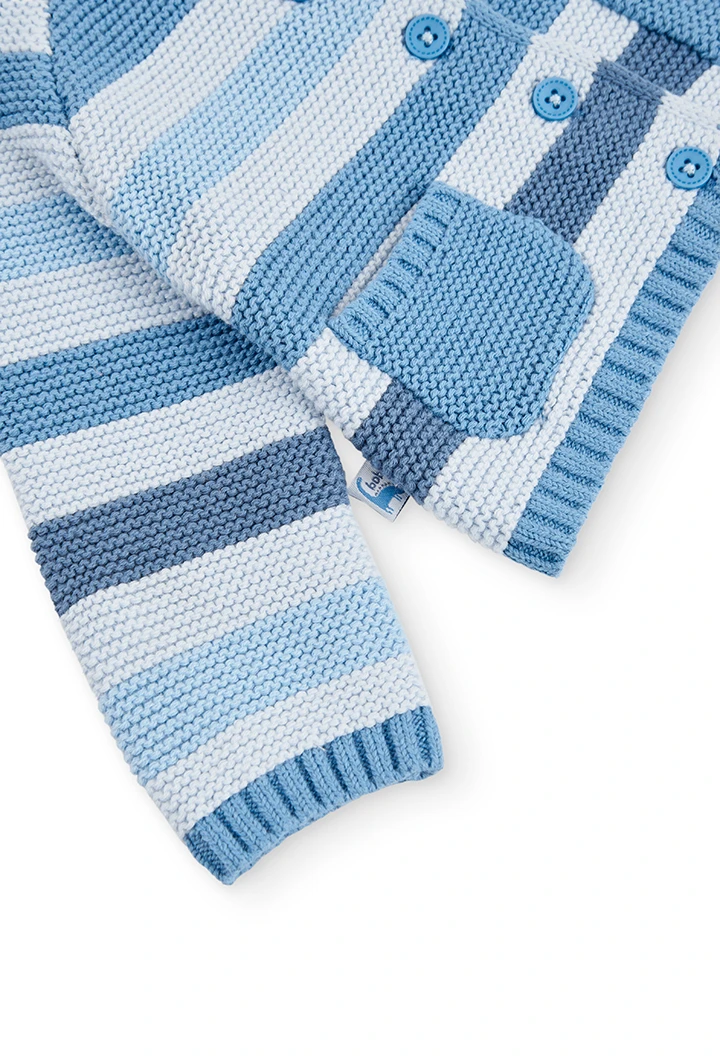 Gilet à rayures pour bébé