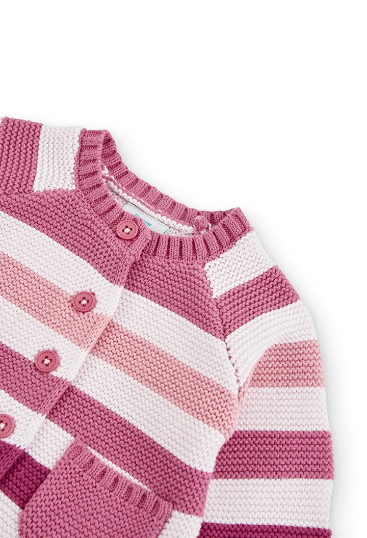 Gilet à rayures pour bébé