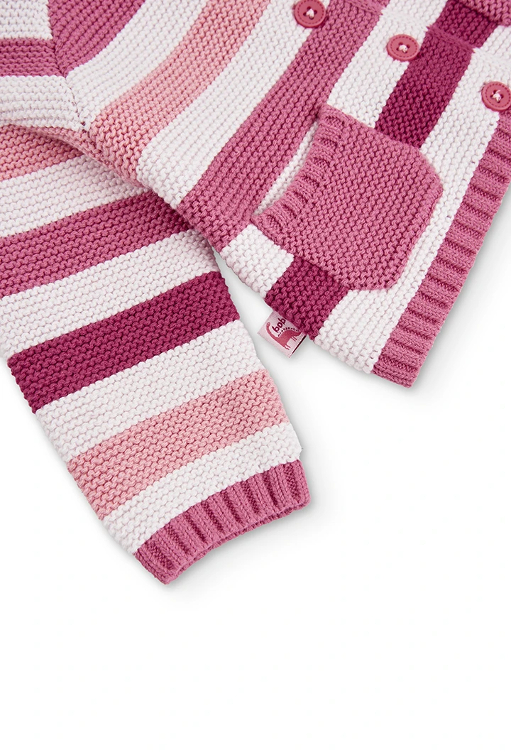 Gilet à rayures pour bébé