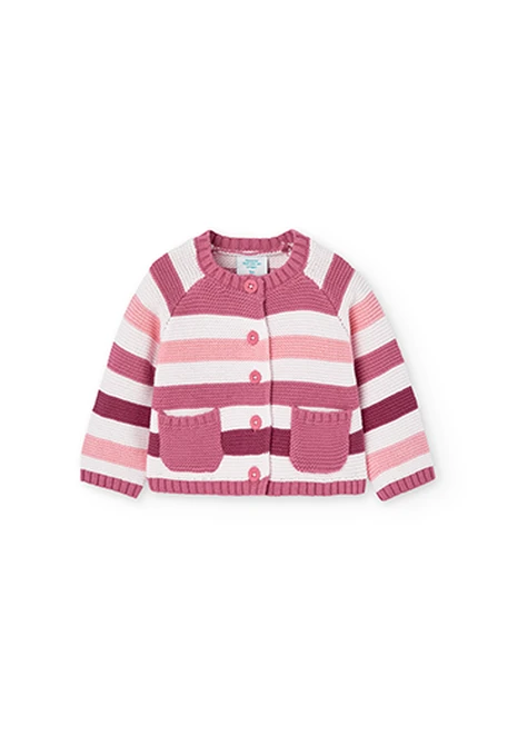 Gilet à rayures pour bébé