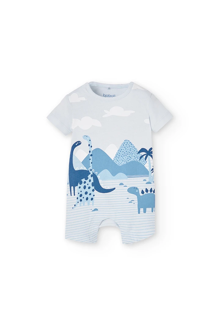 Grenouillère en tricot pour bébé garçon