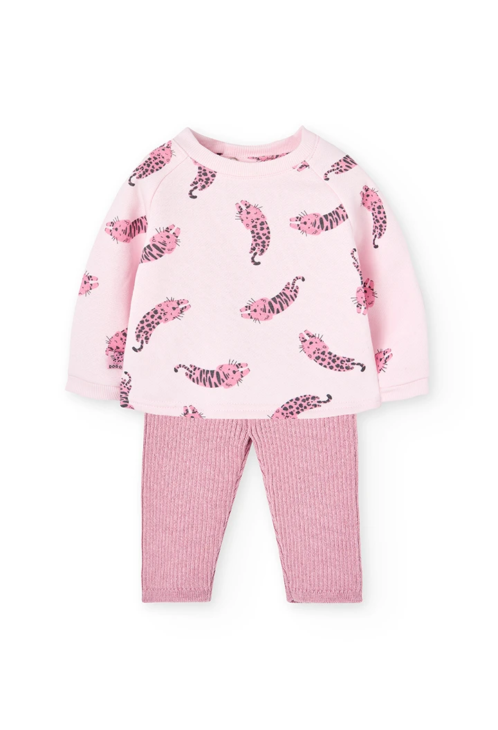 Pack en tricot bi matiere pour bébé -BCI