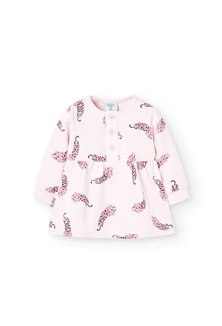 Fleece dress for baby girl -BCI