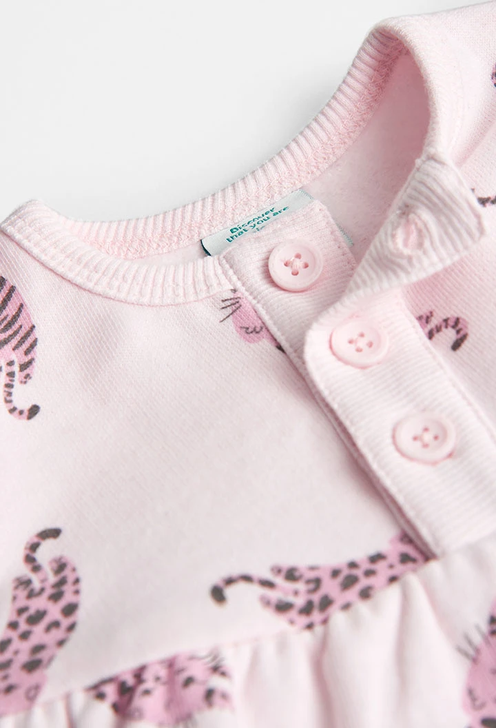 Fleece dress for baby girl -BCI