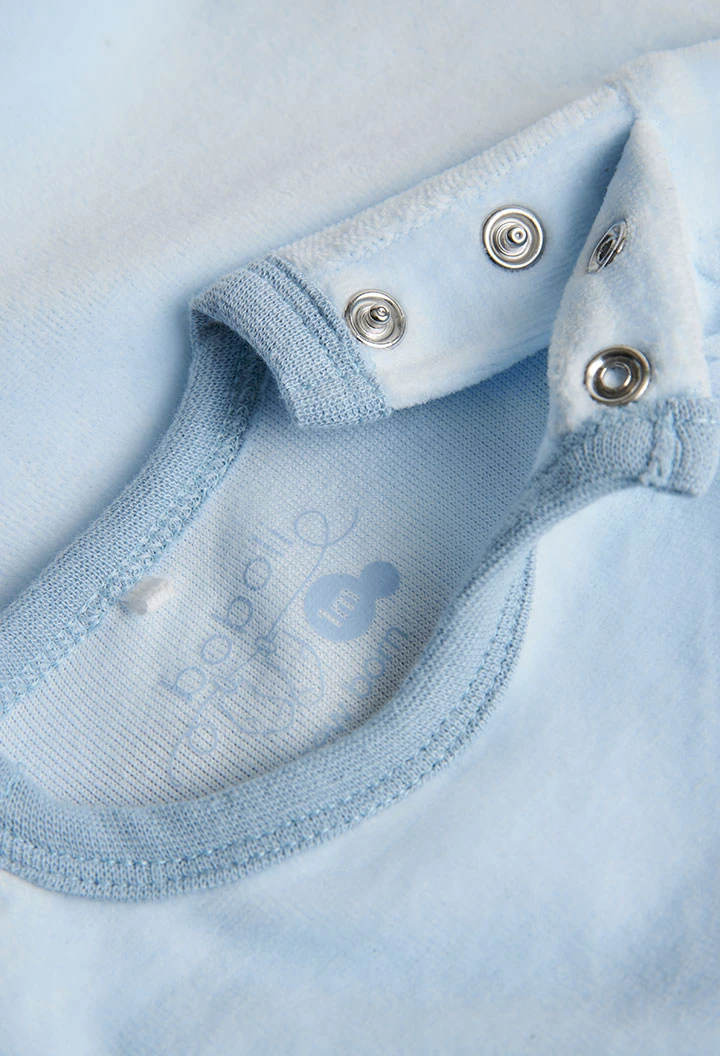 Velour play suit for baby -BCI