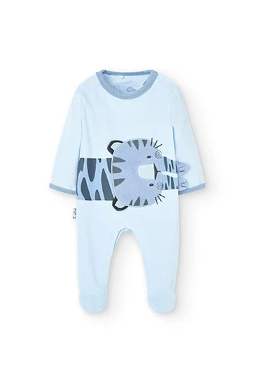 Velour play suit for baby -BCI