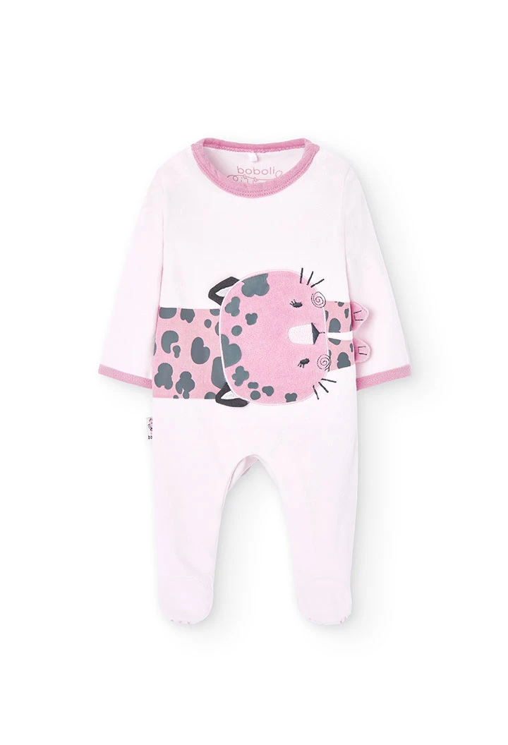 Grenouillere en velours pour bébé -BCI