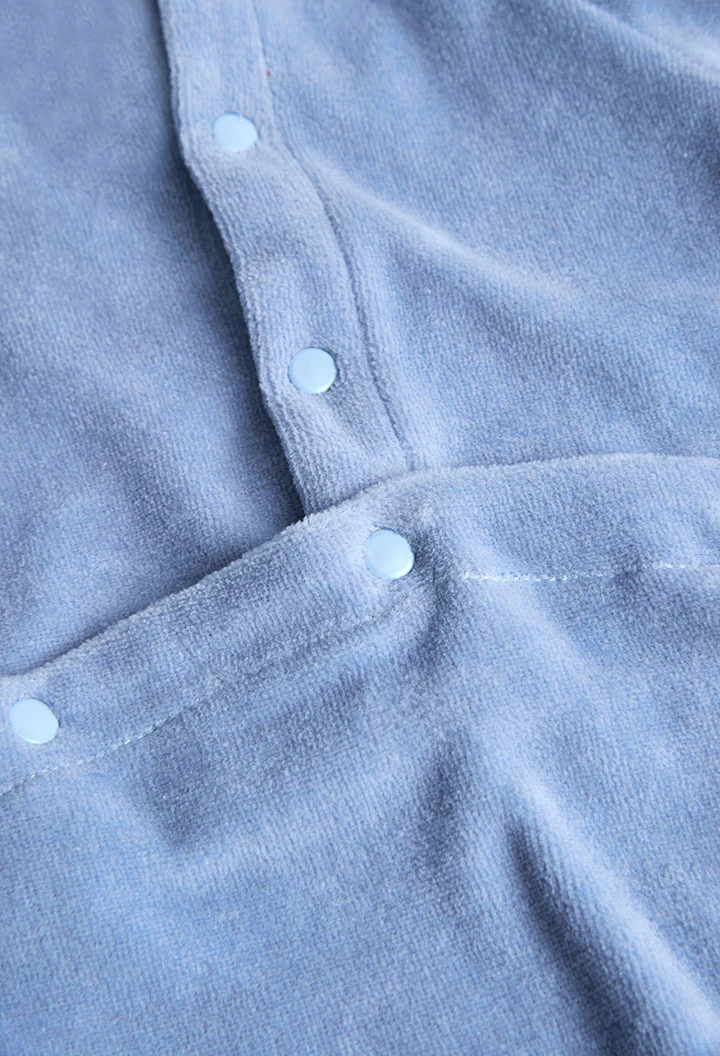 Velour play suit for baby -BCI