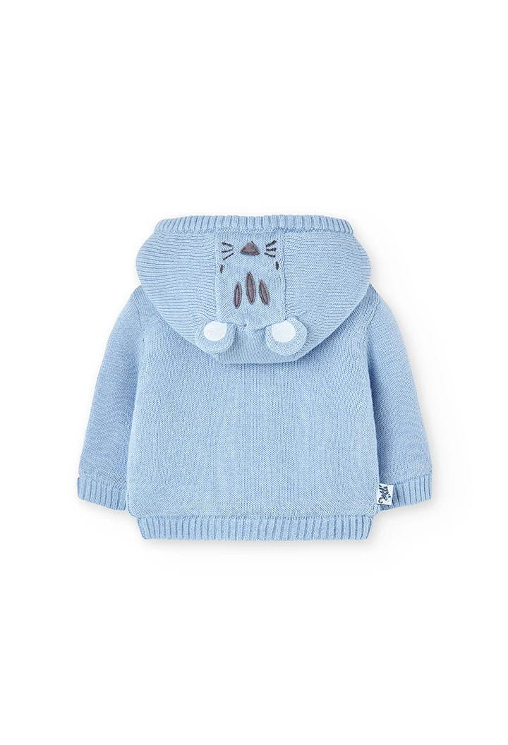 Knitwear jacket for baby -BCI