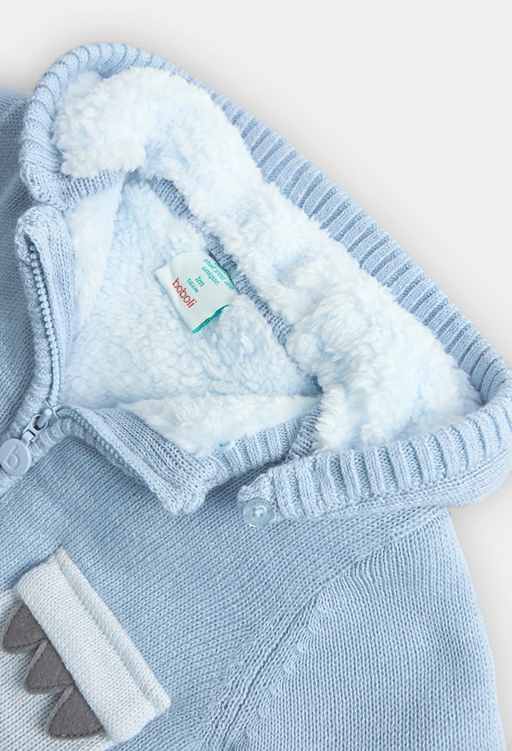 Knitwear jacket for baby -BCI