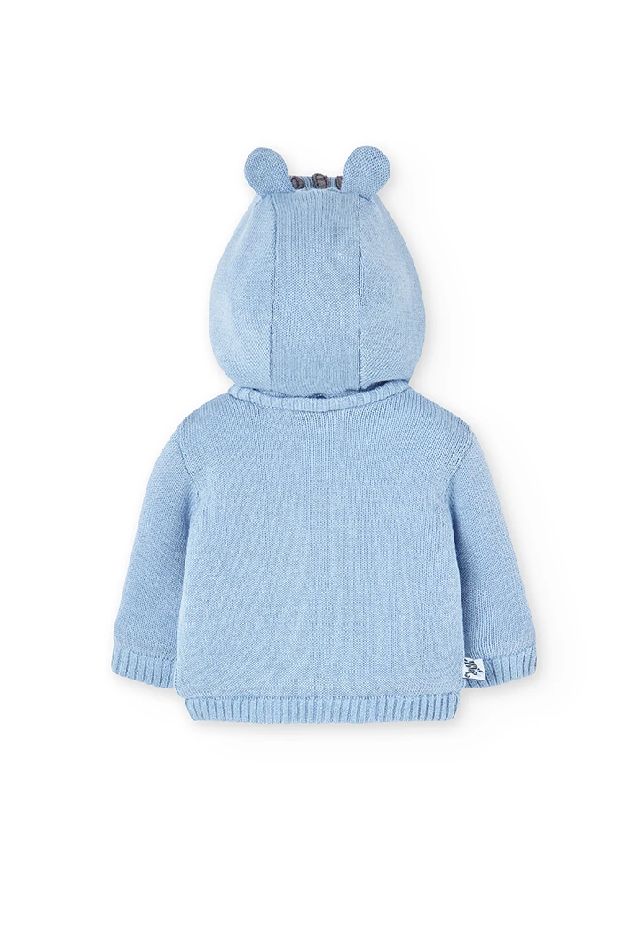 Knitwear jacket for baby -BCI