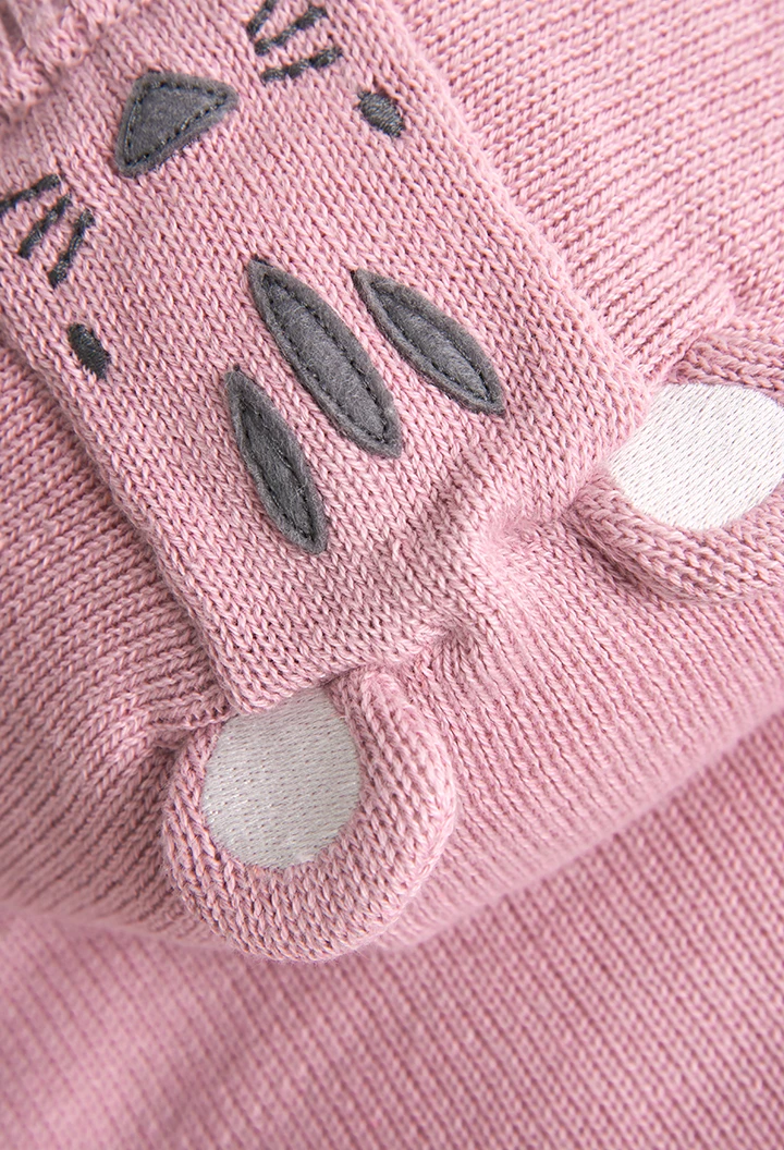 Knitwear jacket for baby -BCI