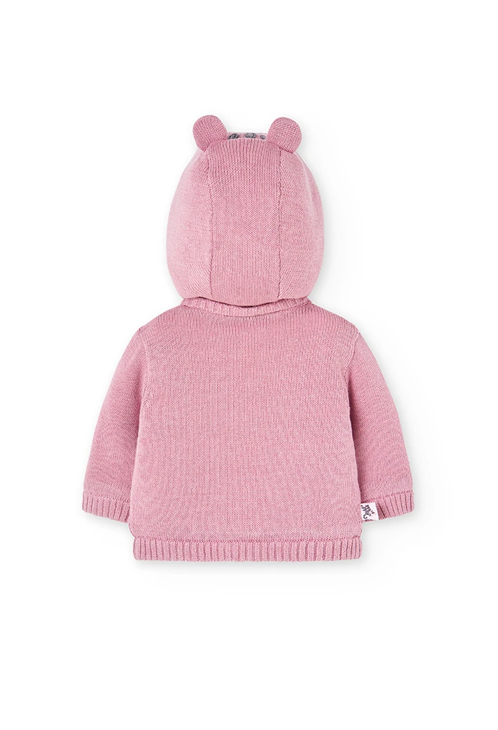 Knitwear jacket for baby -BCI