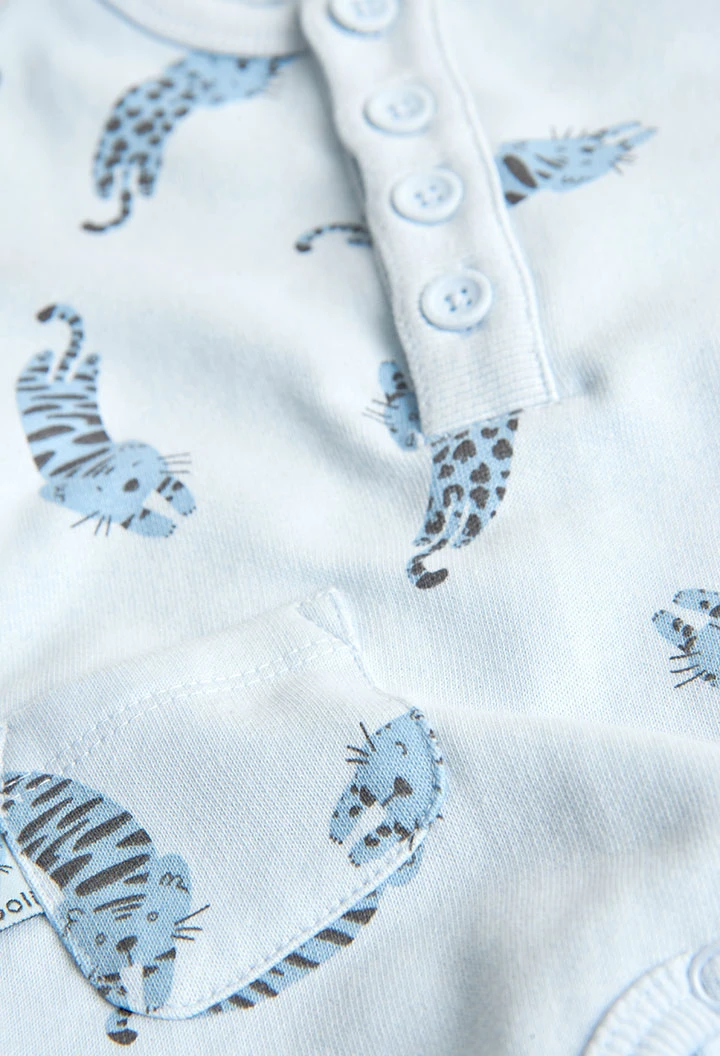 Fleece play suit for baby boy -BCI
