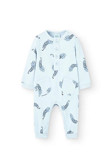 Fleece play suit for baby boy -BCI