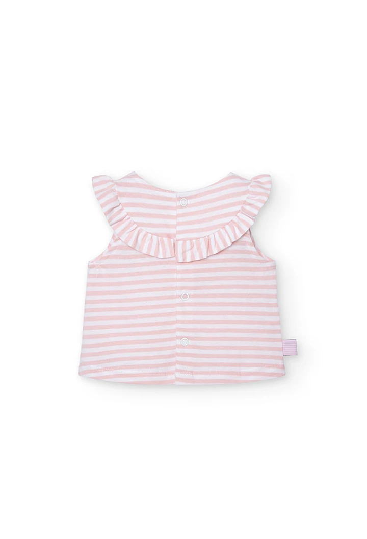 Pack tricoté bleu bébé garçon maille combinée