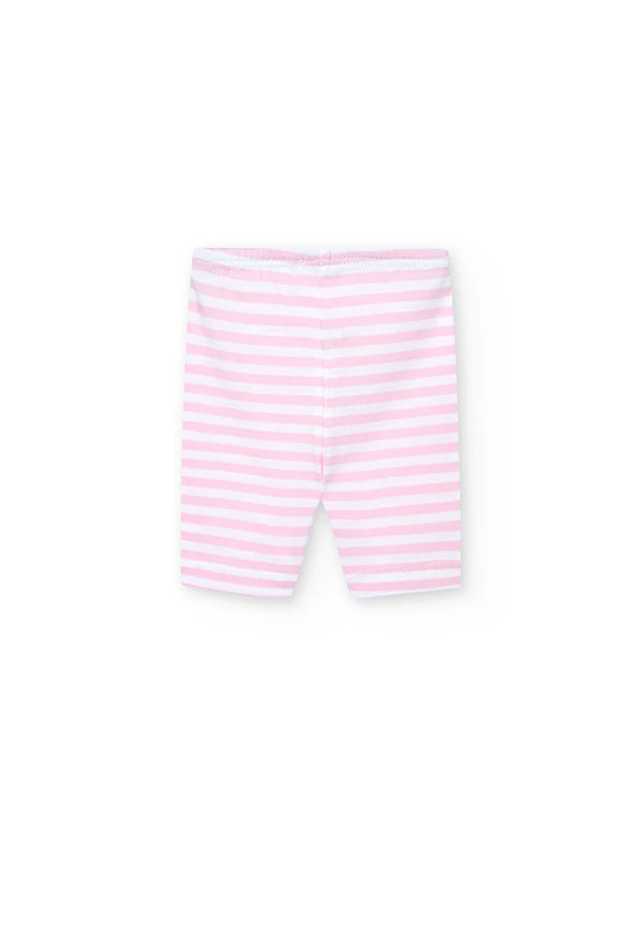 Pack tricoté pour bébé fille en rose