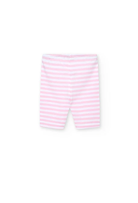 Pack tricoté pour bébé fille en rose