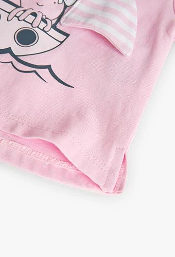 Pack de punto de bebé niña en rosa