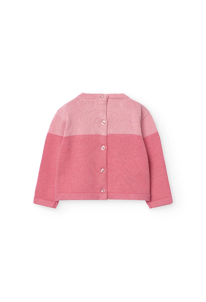 Ensemble de pull et leggings pour bébé fille en rose