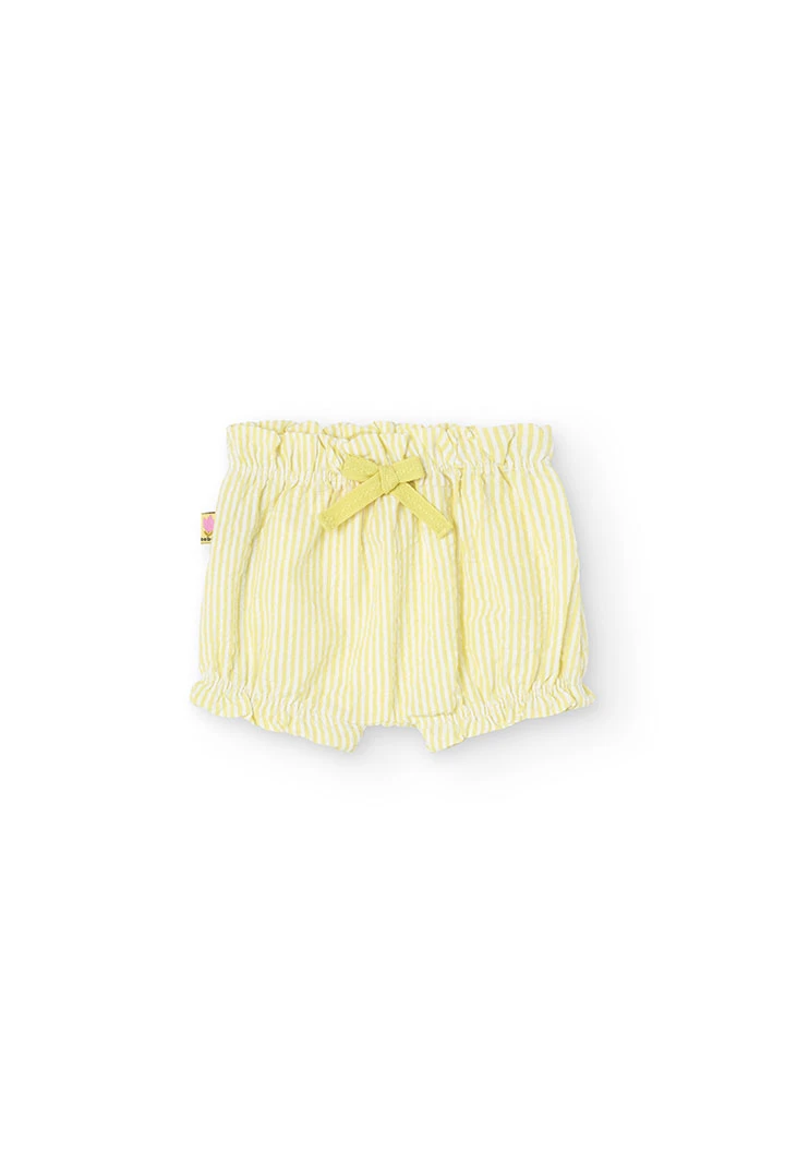 Set in maglia per neonata bianco con stampa floreale.
