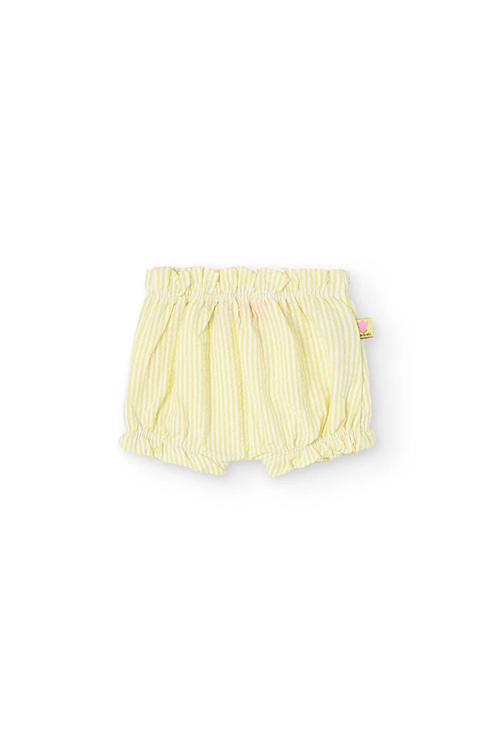 Set in maglia per neonata bianco con stampa floreale.