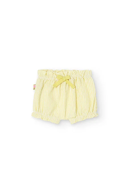 Conjunto de malha para bebé menina em branco com estampado de flores