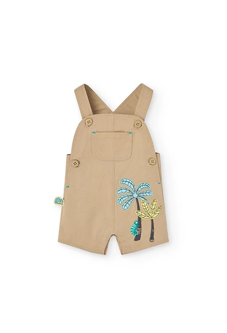 Knitted baby matching set in tropical colour