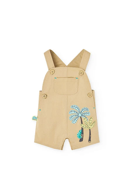 Knitted baby matching set in tropical colour