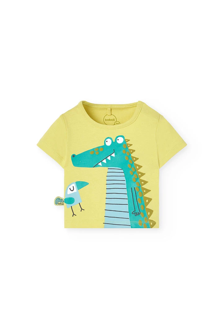 Completo in maglia combinato per neonato in colore verde