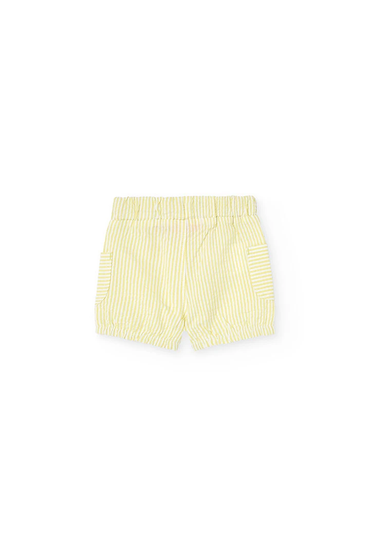 Conjunto de malha combinado para bebé menino em cor verde