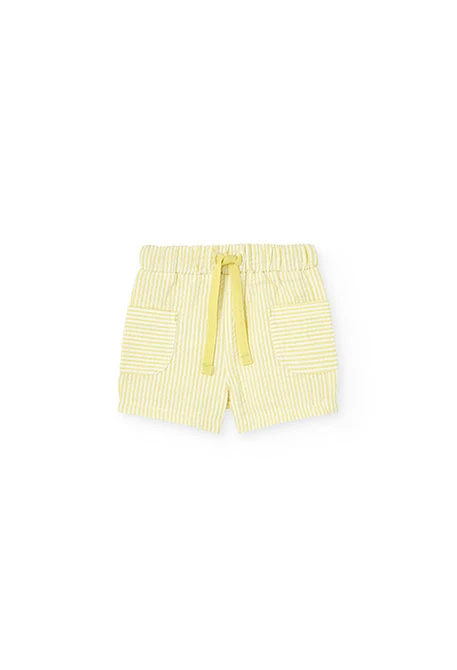 Conjunto de malha combinado para bebé menino em cor verde