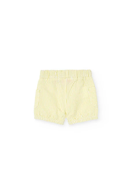 Conjunto de malha combinado para bebé menino em cor verde