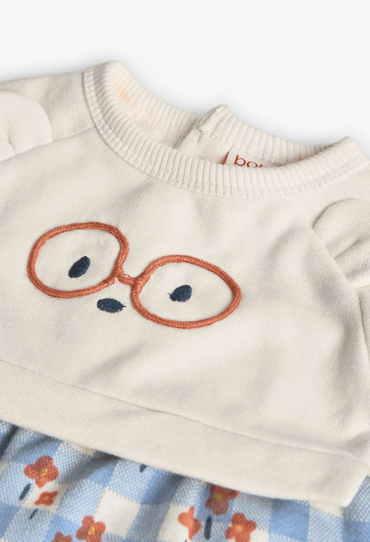 Vestit cru de quadres