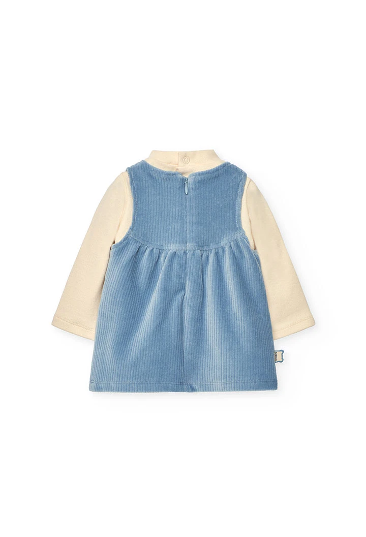 Ensemble bébé tricot gris animal