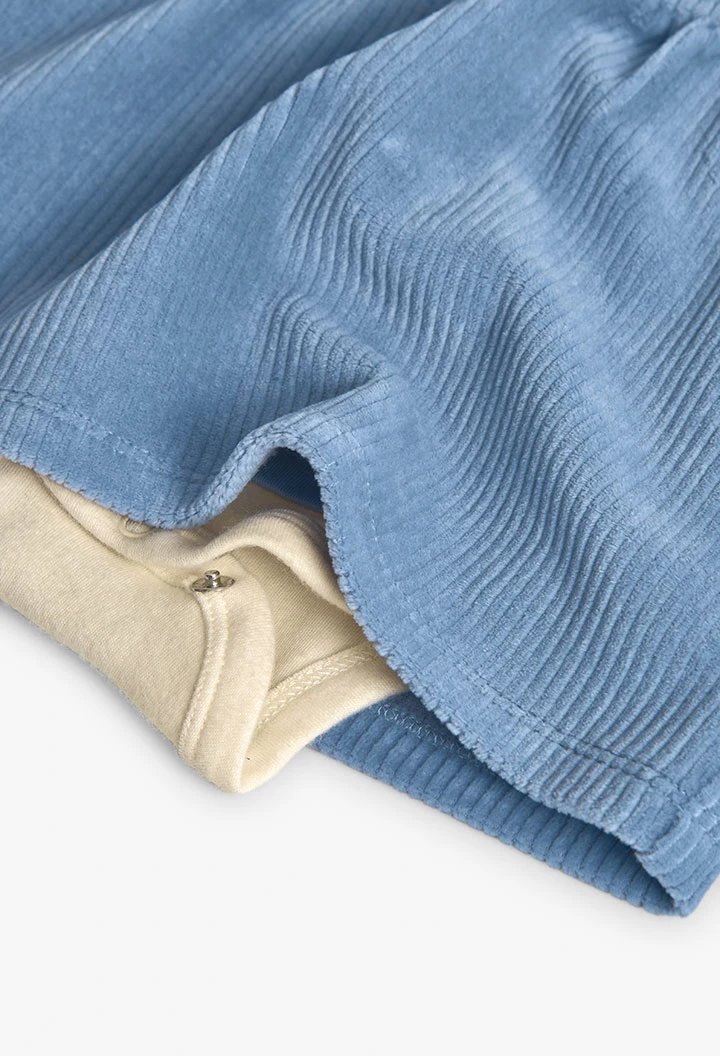 Ensemble bébé tricot gris animal